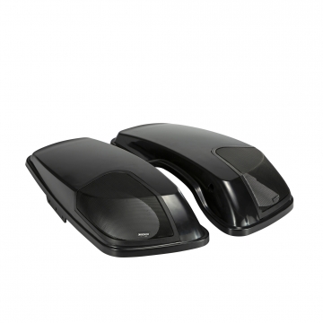 Kicker 2014+ Harley Davidson Bag Lids without Speakers Matte Black Paintable Pair