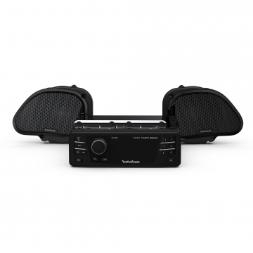 Rockford Fosgate HD9813RG-STAGE1 1998-2013 Road Glide Head Unit + 2 Speaker Kit