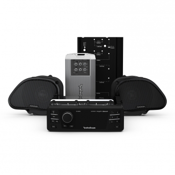 Rockford Fosgate HD9813RG-STAGE2 1998-2013 Road Glide Head Unit + Amplifier + 2 Speaker Kit