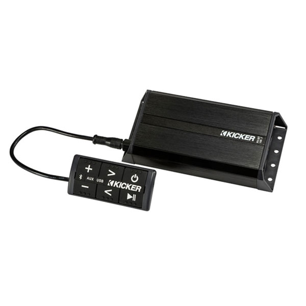 Kicker PXIBT100.2 2x50Watt FullRange Amplifier/Controller w/ Bluetooth Interface Marine Stereo
